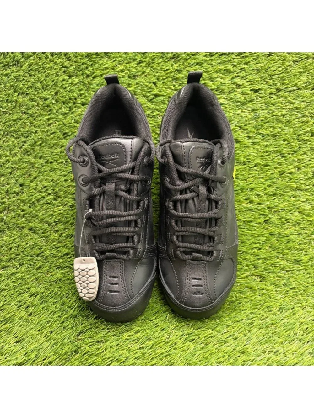 Reebok Centose Mens Size 8W Womens Size 10 Black Composite Toe Safety Work Shoes